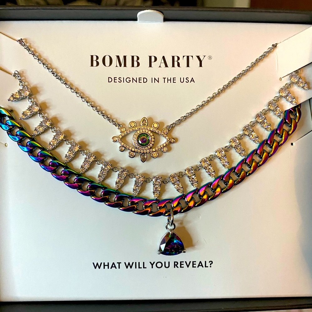 BP Lux Layer 3 necklace combo